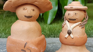 Man and Woman Clay Figures | Tal Ami