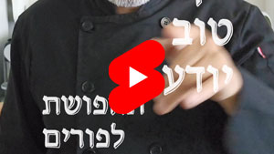 Every Good Chef Knows - Purim Costume | Tal Ami