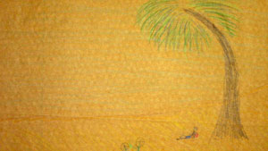 Thumbnail - Resting on the beach under the palm tree by Tal Ami | httpד://tal.am/en