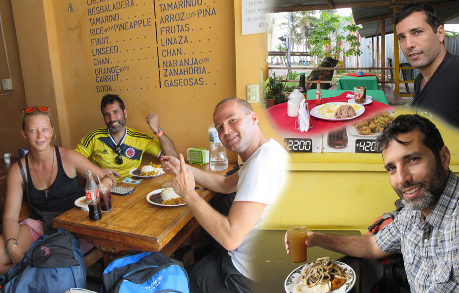 ארוחות מהטיול בקוסטה ריקה