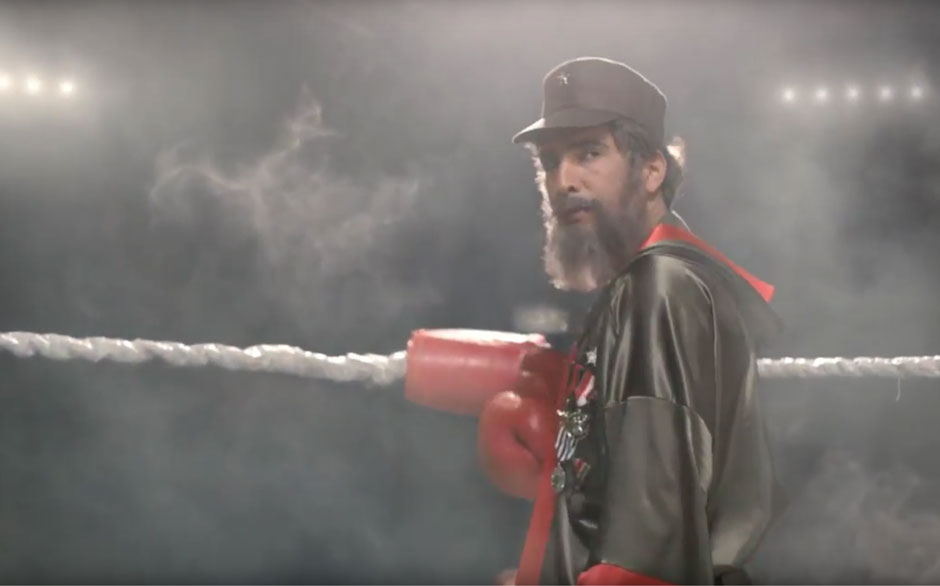 Tal Ami - Acting as boxing Fidel (Castro). Tamnoon fashion network campaign | 2016 (3/3)