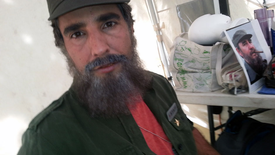 Tal Ami - Makeup process to become Fidel (Castro) for Tamnoon fashion network 2016 campaign