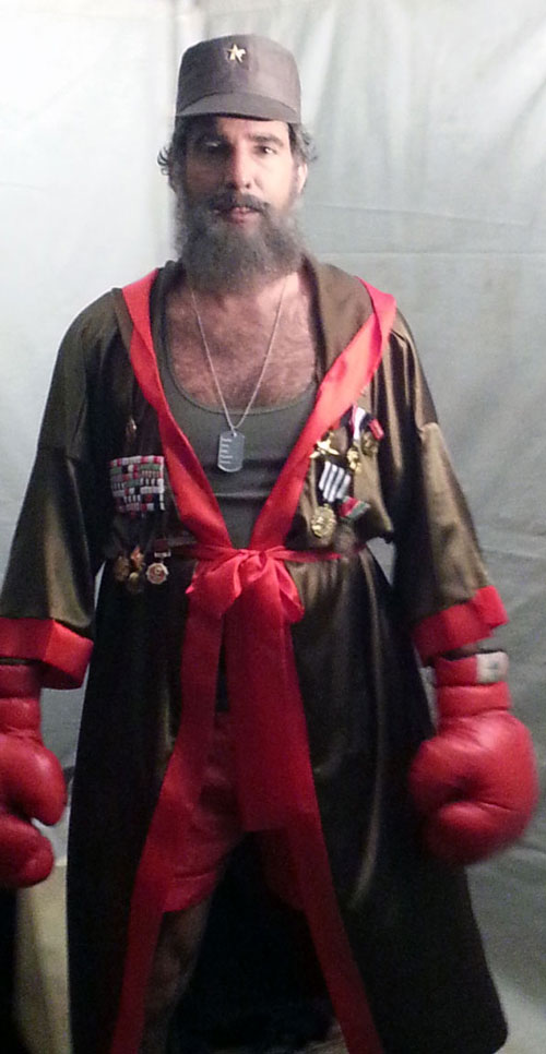 Tal Ami - Acting Fidel (Castro), as a boxer, for a Tamnoon fashion network campaign